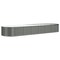 vidaXL Garden Raised Bed Grey Powder-coated steel Extra Large Tough